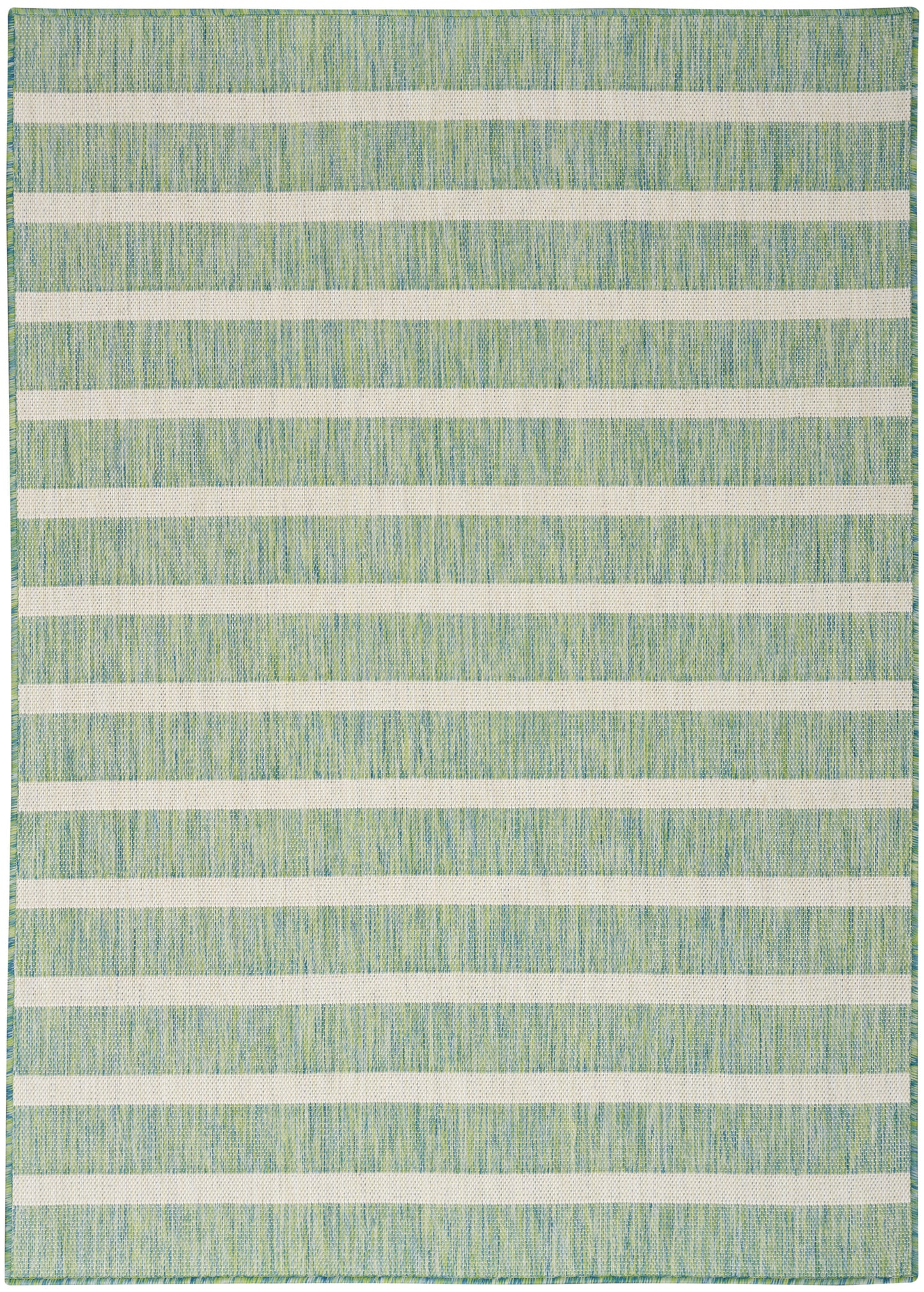 Nourison Positano 4' x 6' Blue Green Ivory Modern Rug