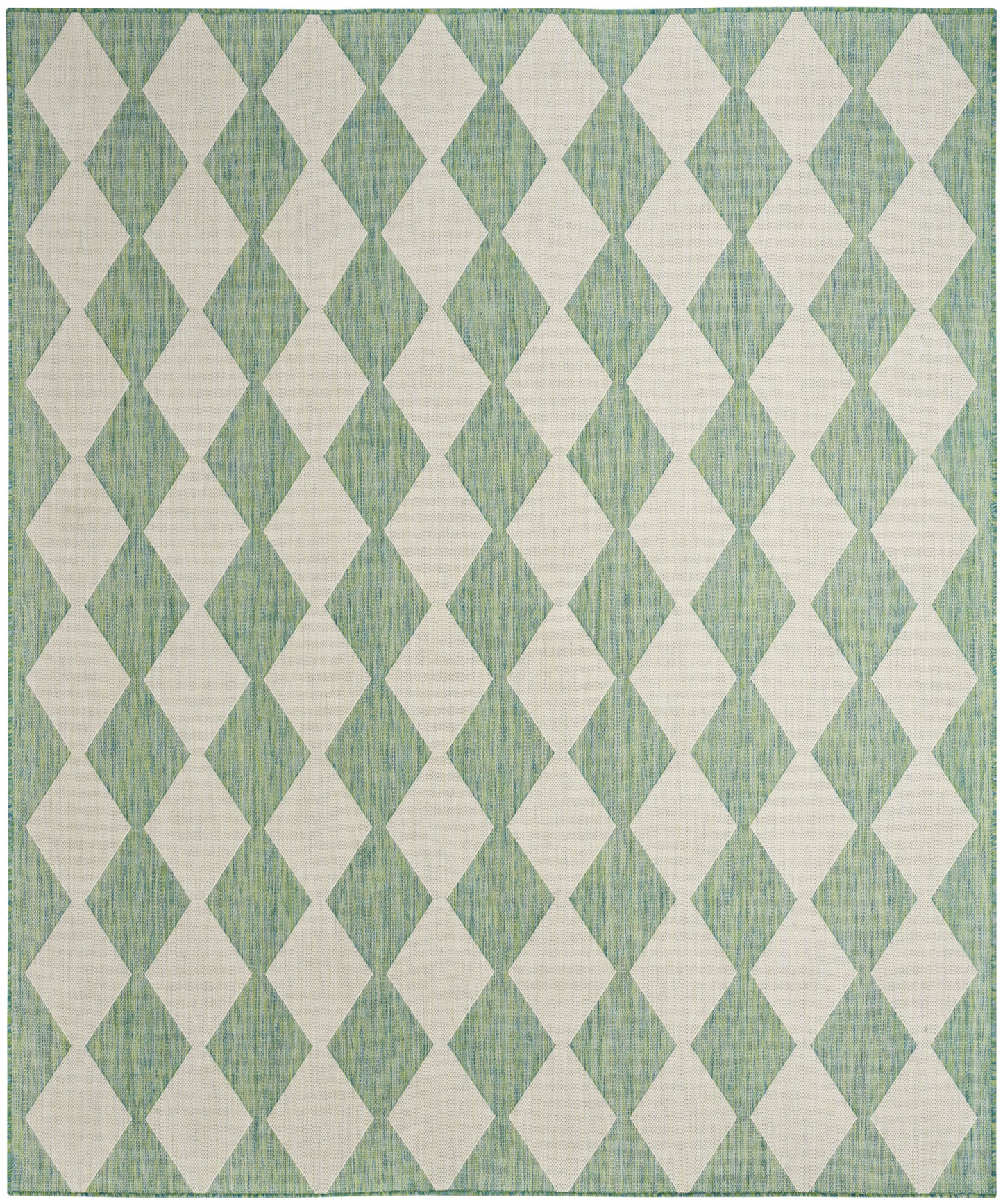 Nourison Positano 5' x 7' Blue Green Modern Rug