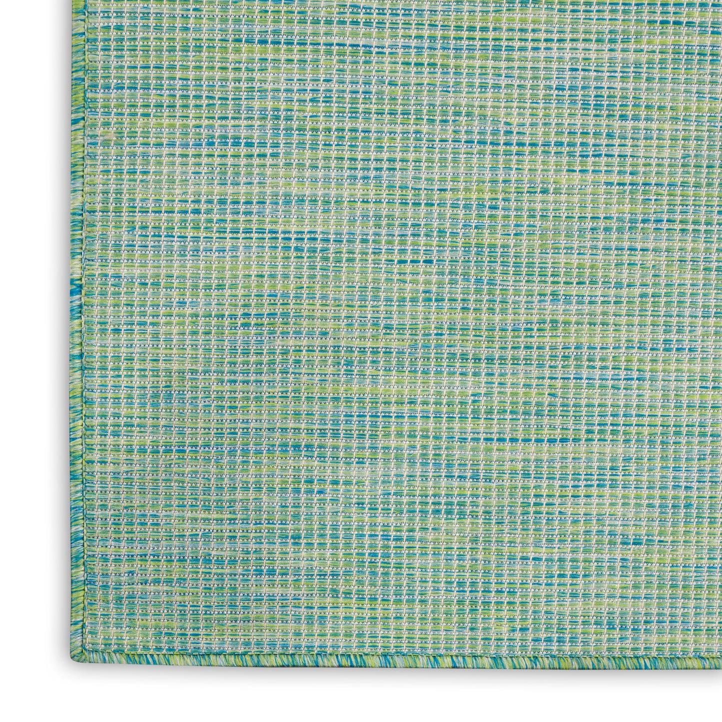 Nourison Positano 2'2" x 10' Blue Green Modern Rug