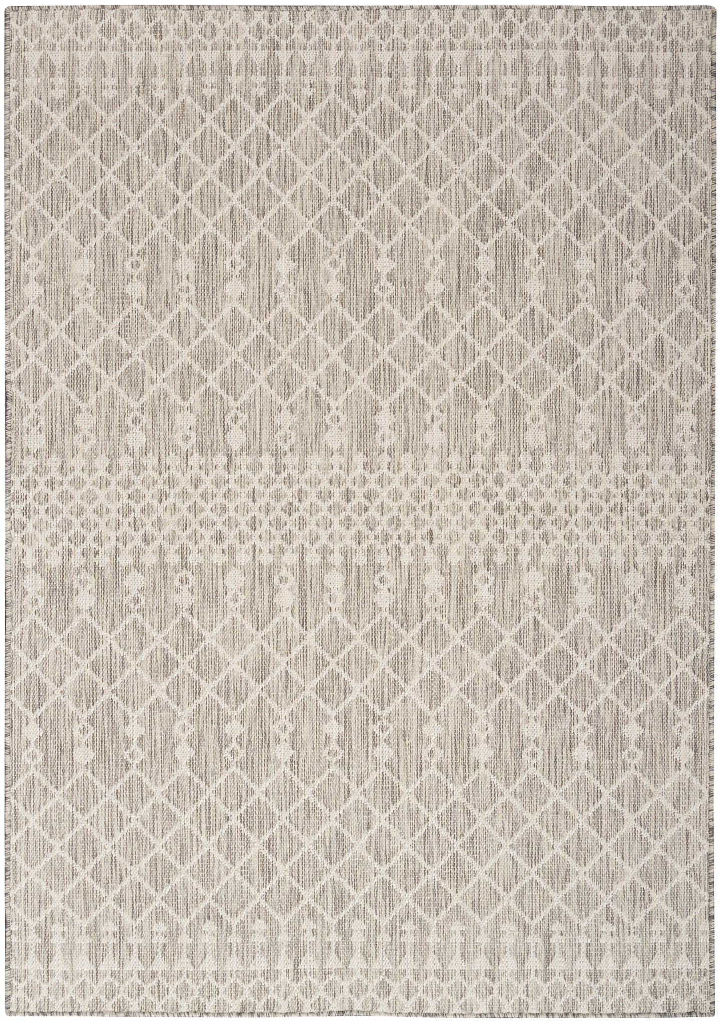 Nourison Positano 6' x 9' Light Grey Modern Rug