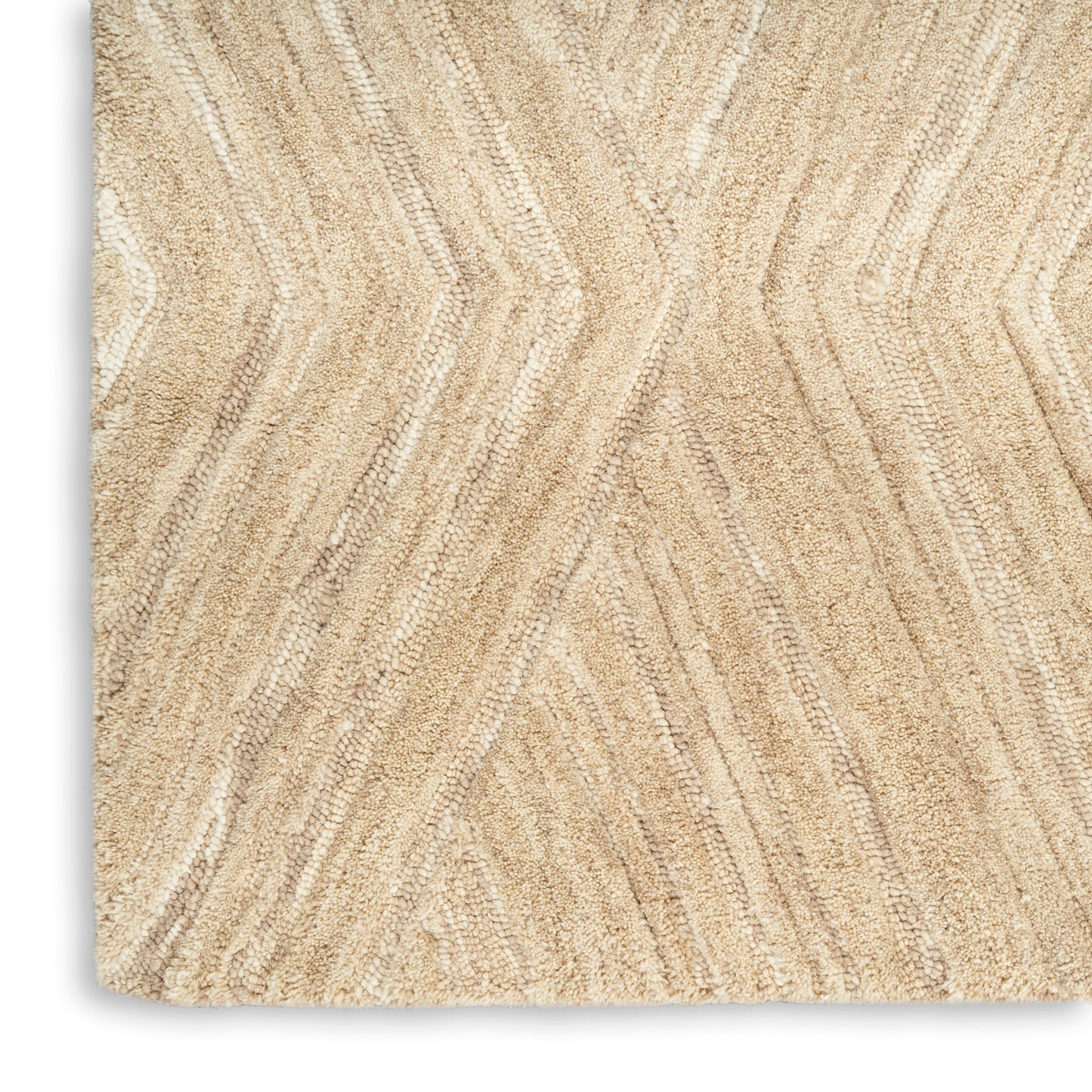 Nourison Graceful 8'6" x 11'6" Taupe Modern Indoor Rug