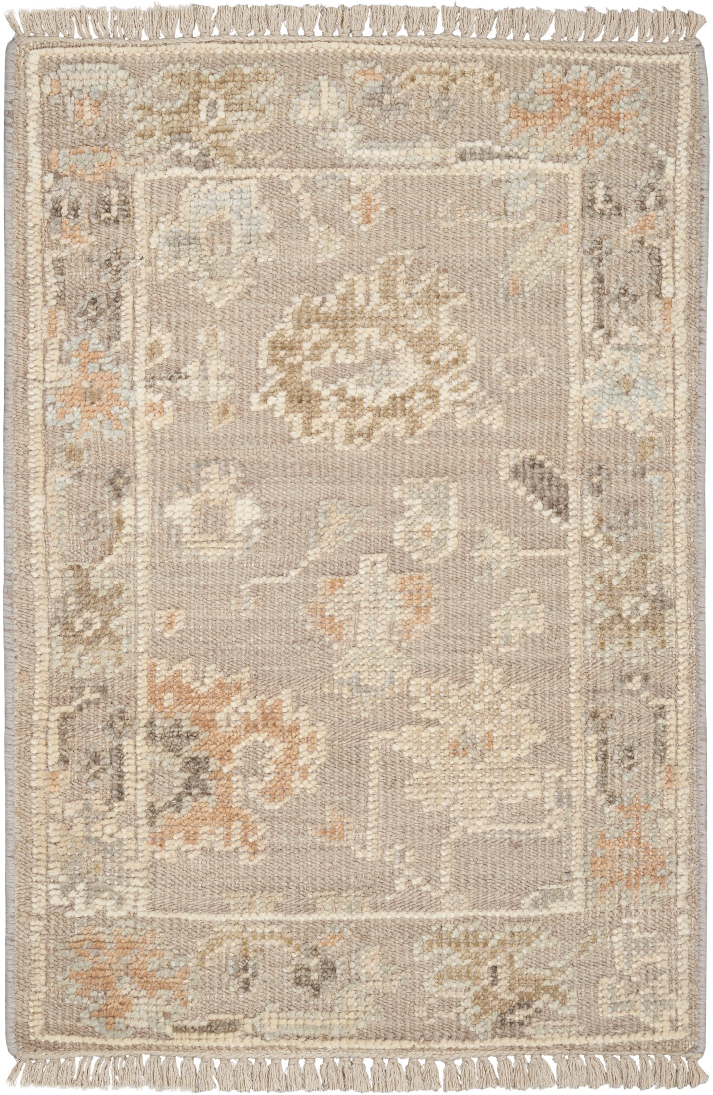 Nourison Whispers 2' x 3' Taupe Vintage Indoor Rug