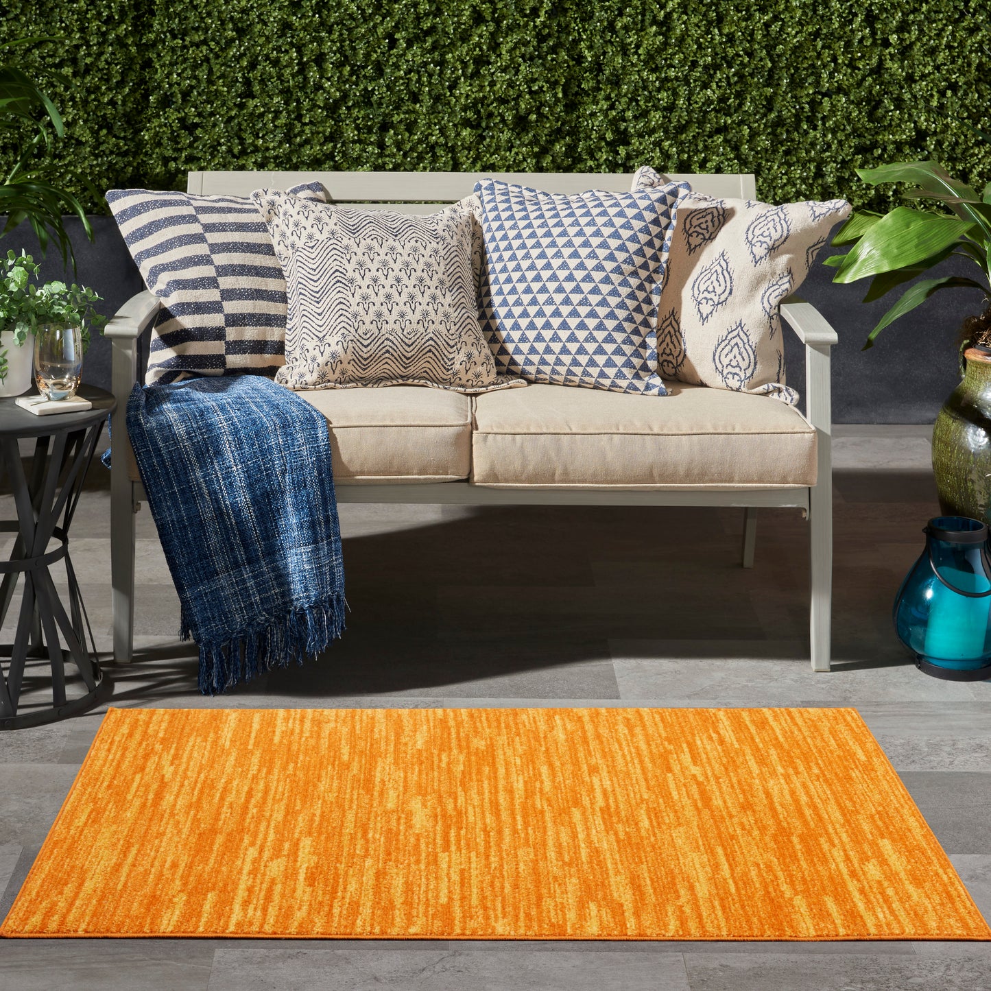 Nourison Nourison Essentials 3' x 5' Sunburst Outdoor Rug