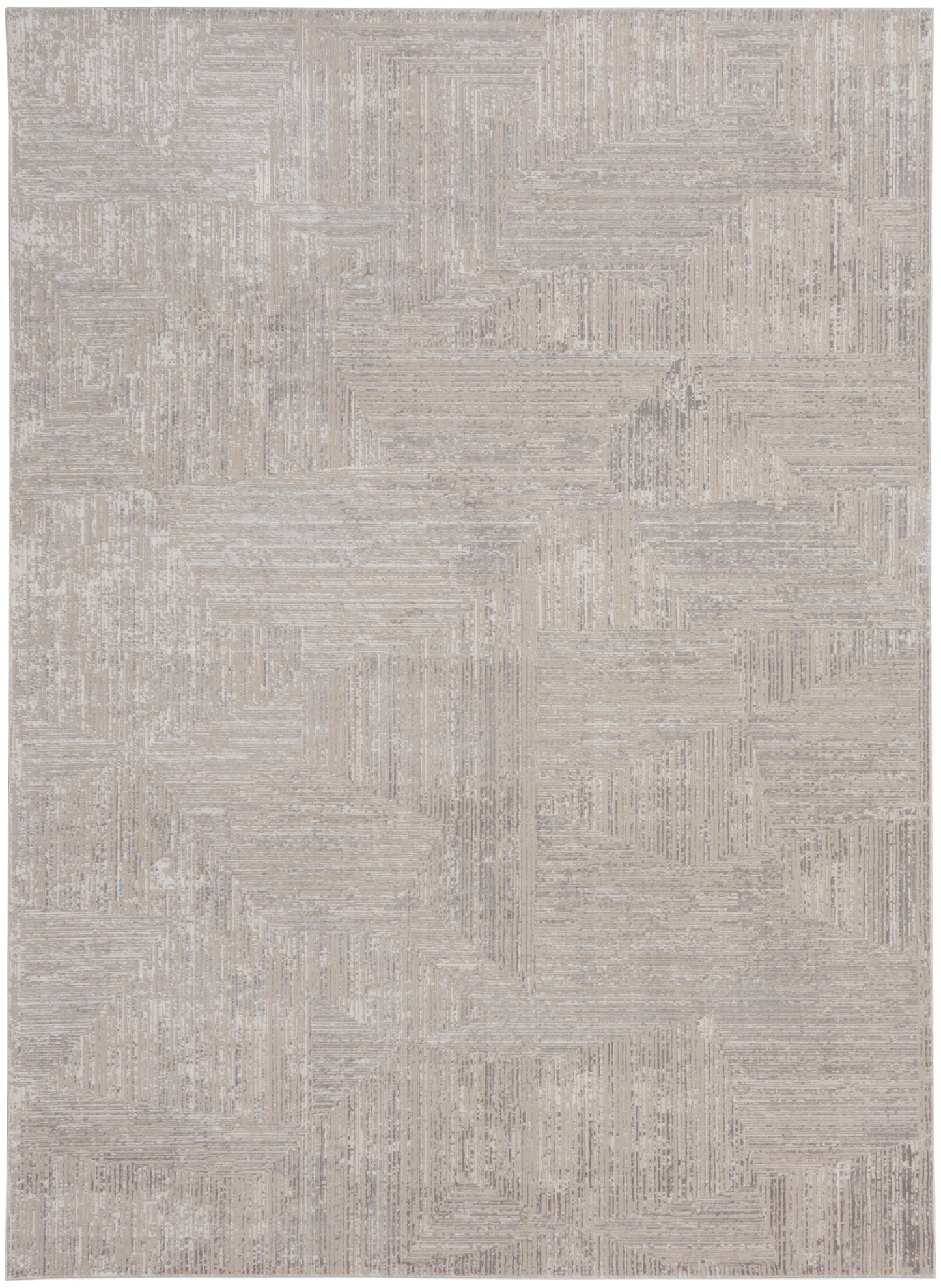 Calvin Klein CK024 Irradiant 9' x 12' Silver Modern Indoor Rug