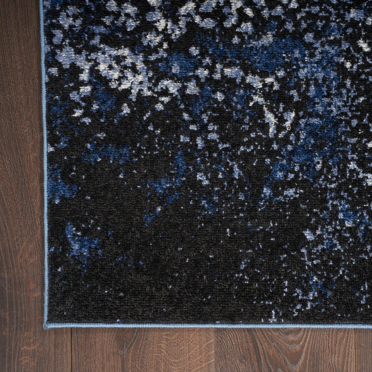 Nourison Passion 6' x 9' Light Blue Black Modern Indoor Rug