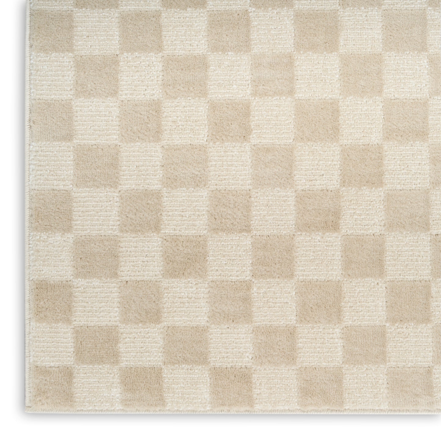 Nourison Serenity Home 7'10" x 9'10" Beige Modern Indoor Rug