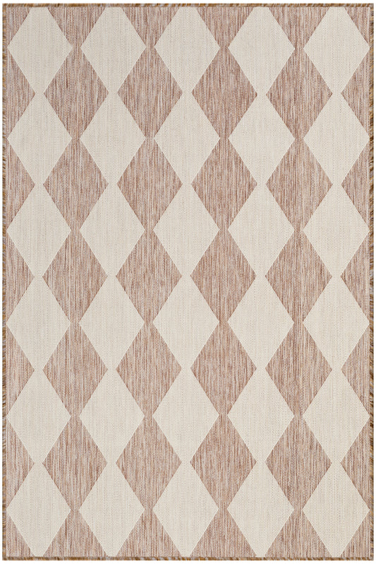 Nourison Positano 4' x 6' Beige Modern Rug