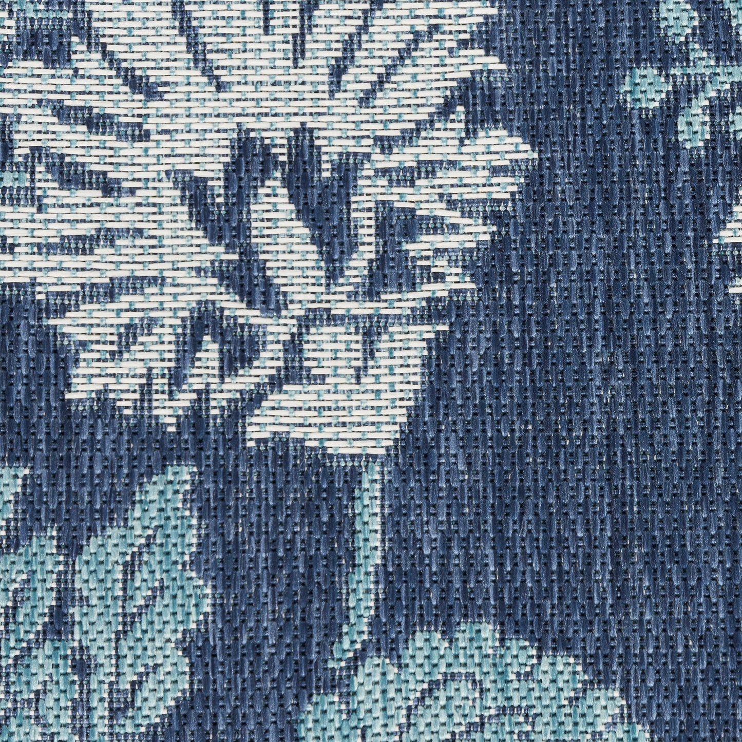 Nourison Garden Oasis 5' x 7' Navy Tropical Rug