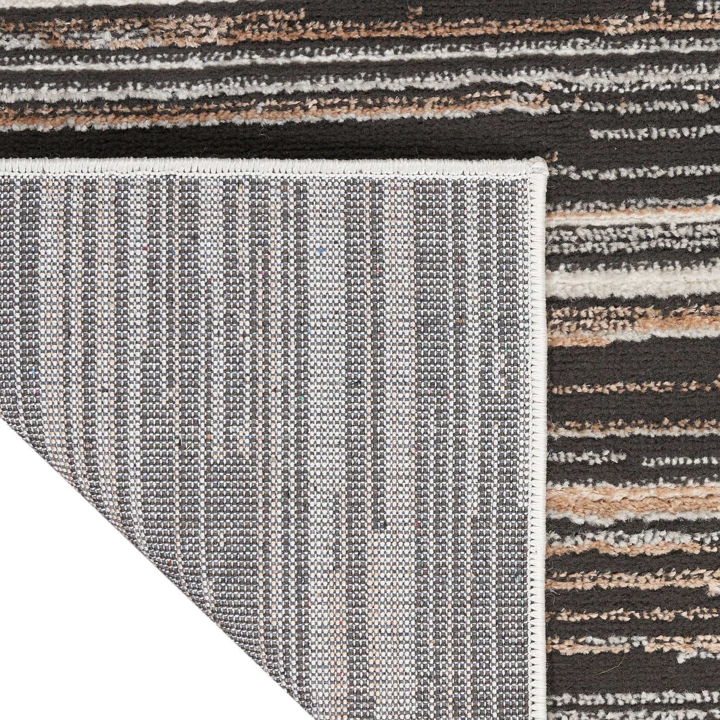 Calvin Klein Captivating 2'3" x 7'3" Mocha Modern Indoor Rug