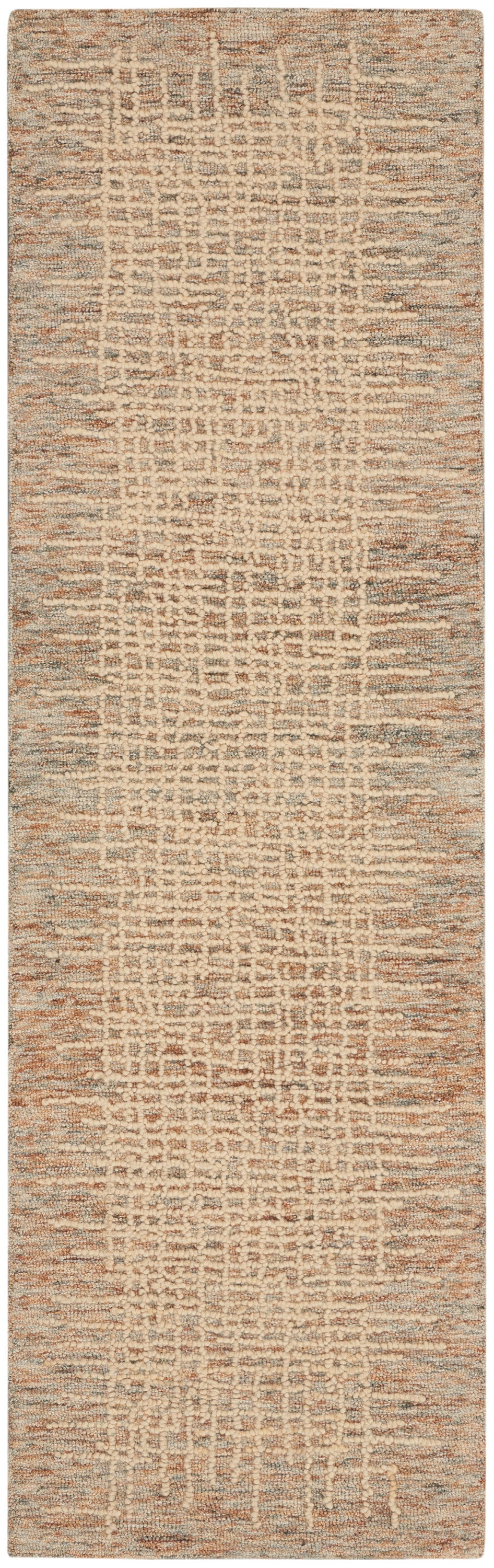 Nourison Colorado 2'3" x 7'6" Beige Multicolor Rustic Indoor Rug