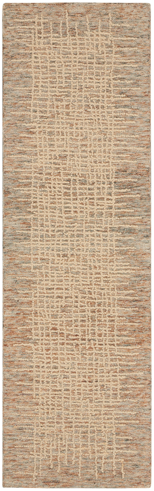 Nourison Colorado 2'3" x 7'6" Beige Multicolor Rustic Indoor Rug