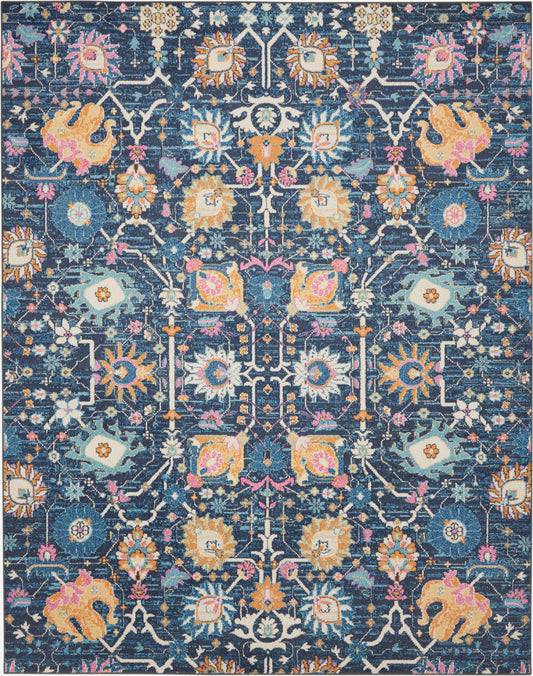 Nourison Passion 9' x 12' Navy Bohemian Indoor Rug