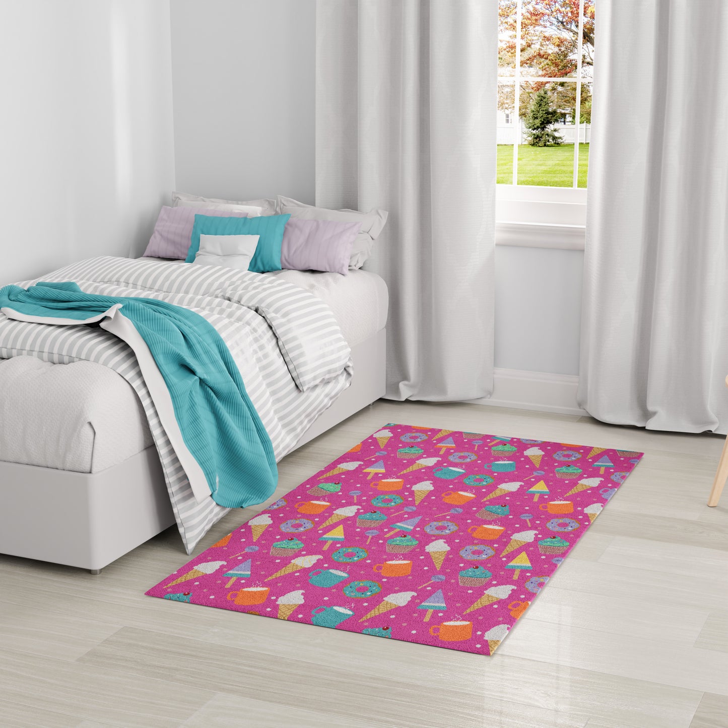 Nourison Imagination 5' x 7' Pink Multicolor Kids Indoor Rug