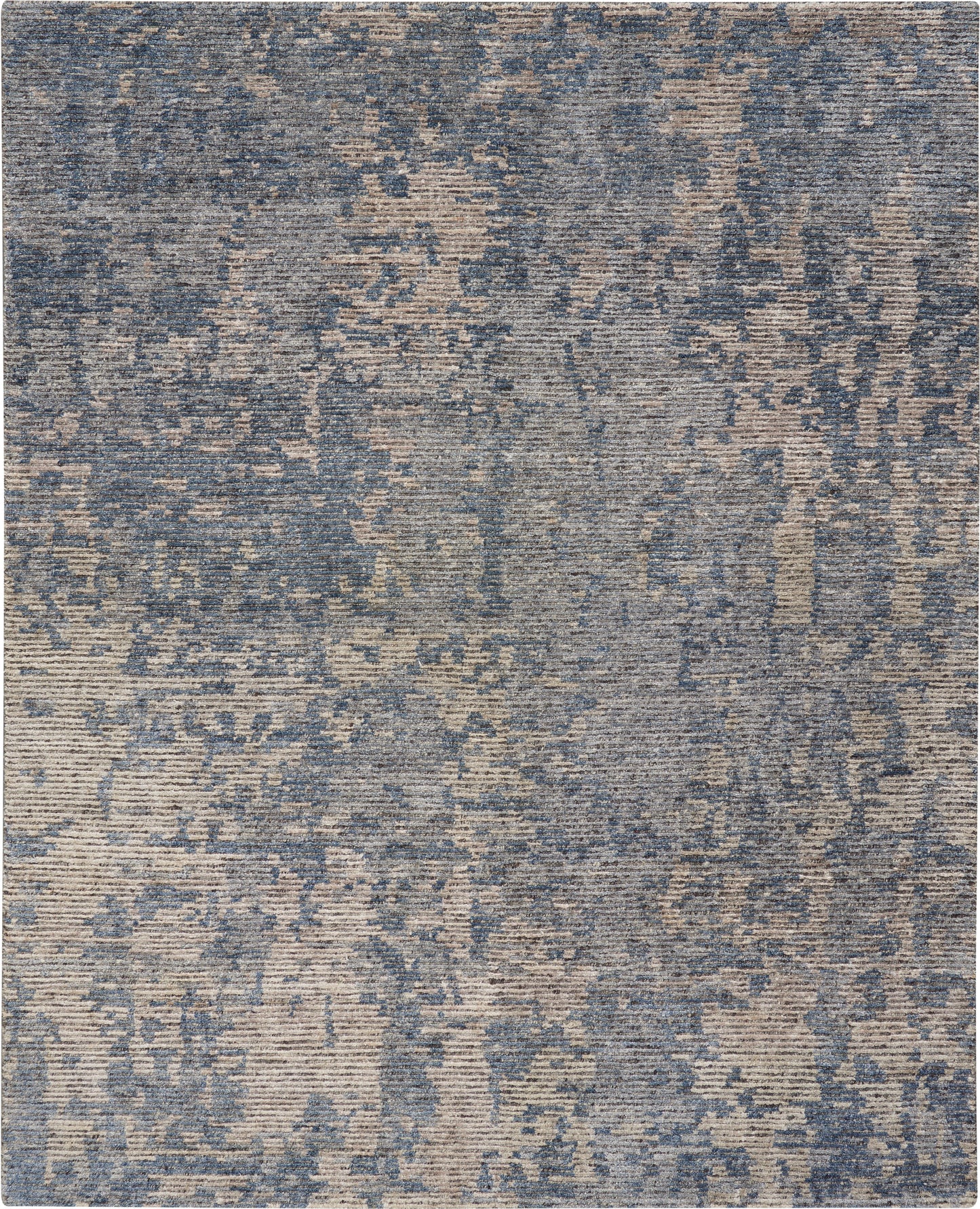 Nourison Ellora 7'9" x 9'9" Graphite Modern Indoor Rug