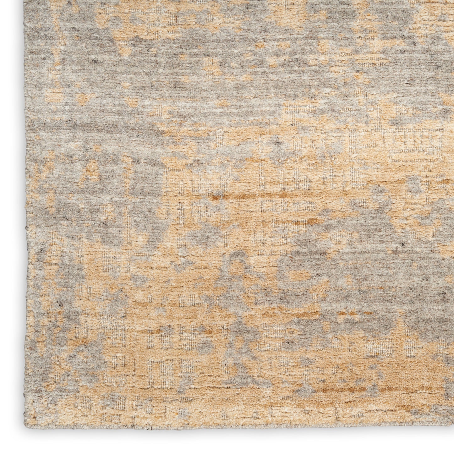 Nourison Harmony 8'6" x 11'6" Grey Gold Modern Indoor Rug