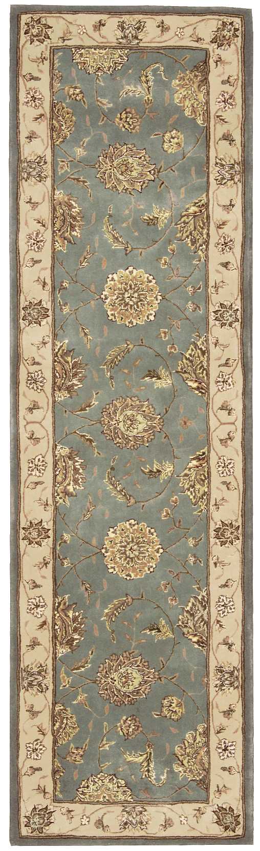 Nourison Nourison 2000 2'3" x 8' Blue Traditional Indoor Rug