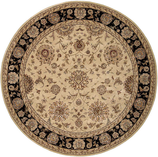 Nourison Nourison 2000 8' x Round Beige Traditional Indoor Rug