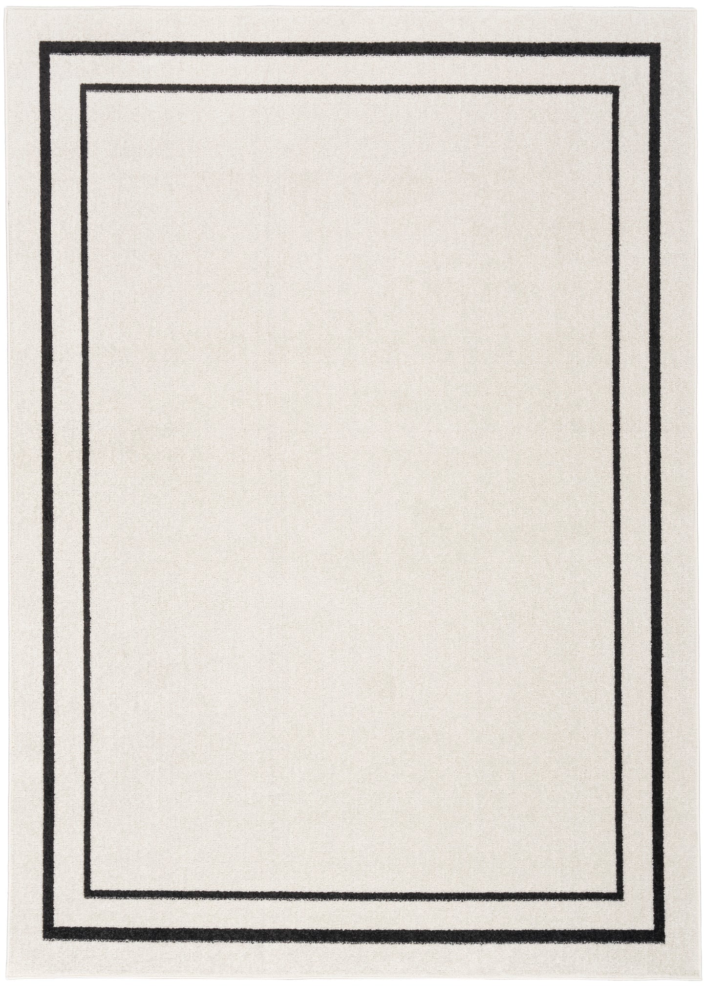 Nourison Nourison Essentials 4' x 6' Ivory/Black Contemporary Rug