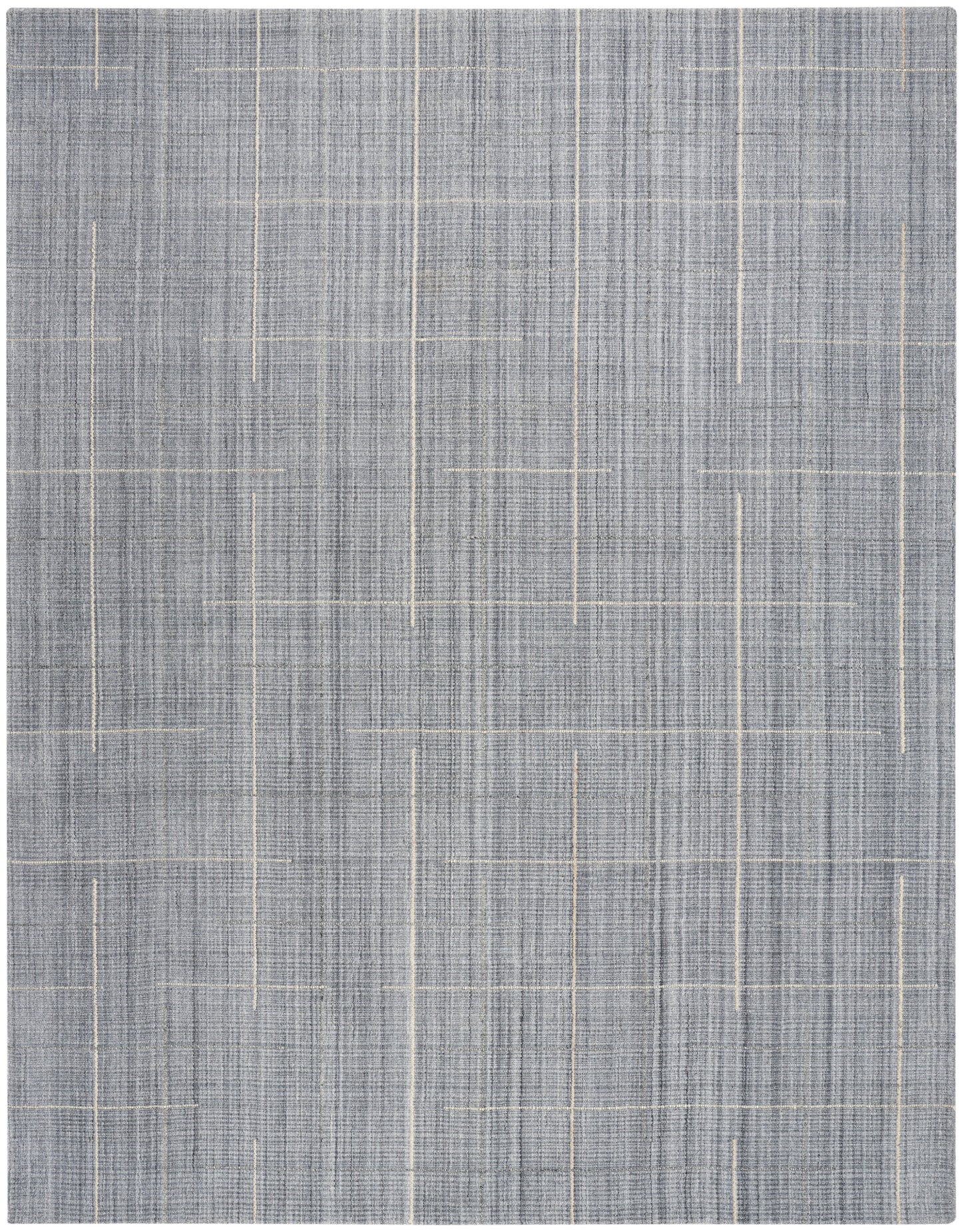 Calvin Klein CK041 Architectura 7'9" x 9'9" Denim Farmhouse Indoor Rug