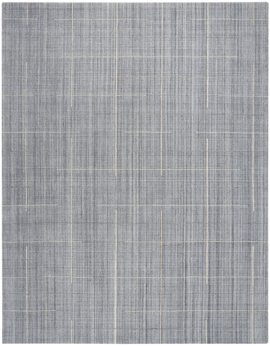 Calvin Klein CK041 Architectura 7'9" x 9'9" Denim Farmhouse Indoor Rug