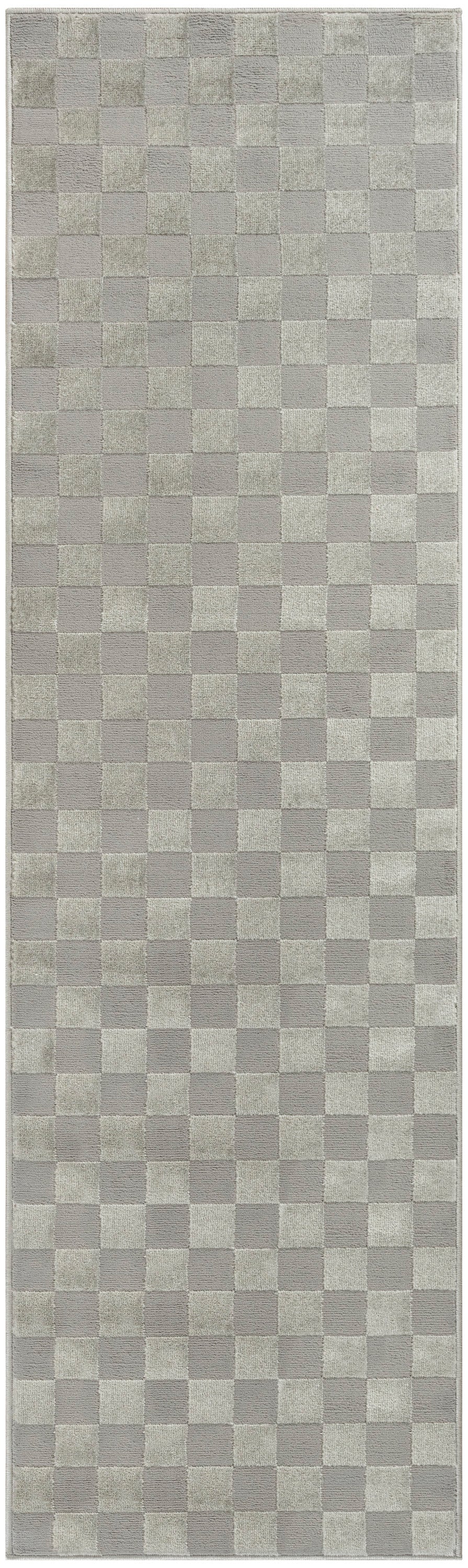 Nourison Serenity Home 2'2" x 7'6 Grey Modern Indoor Rug