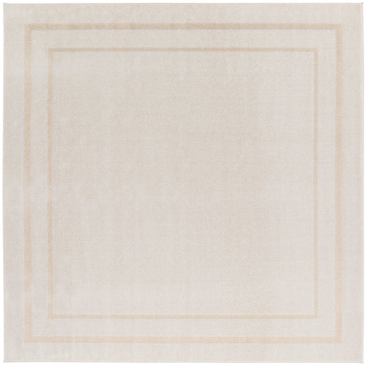 Nourison Nourison Essentials 7' x Square Ivory Gold Contemporary Rug