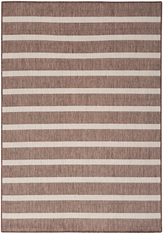 Nourison Positano 4' x 6' Natural Ivory Modern Rug