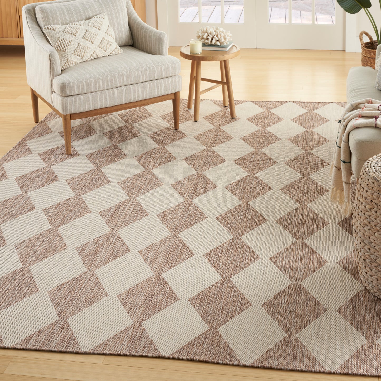 Nourison Positano 8' x 10' Beige Modern Rug