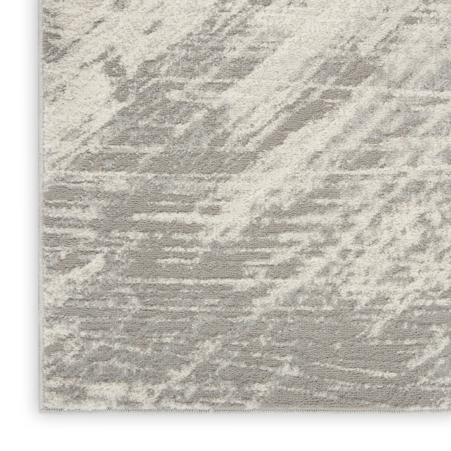 Calvin Klein CK011 Verdant 7'10" x 9'10" Ivory/Grey Modern Indoor Rug