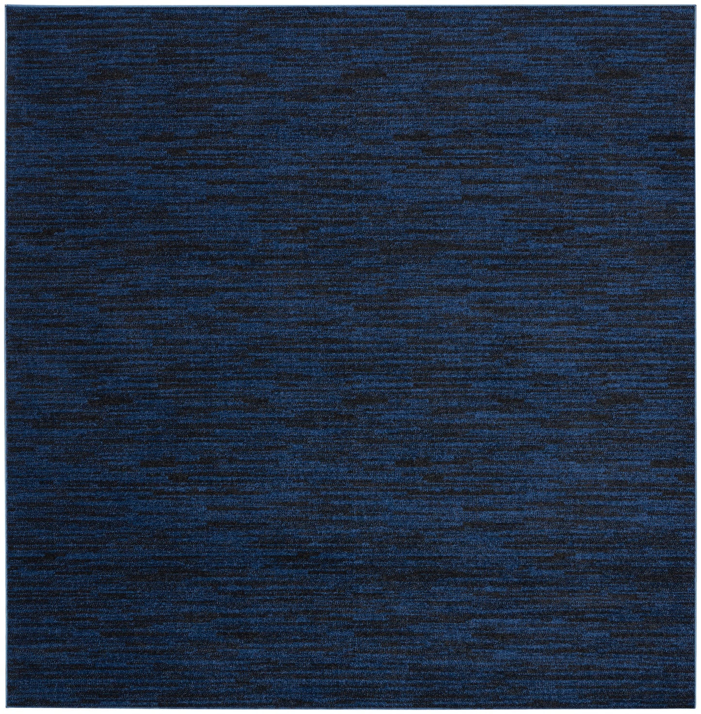 Nourison Nourison Essentials 5' x Square Midnight Blue Outdoor Rug