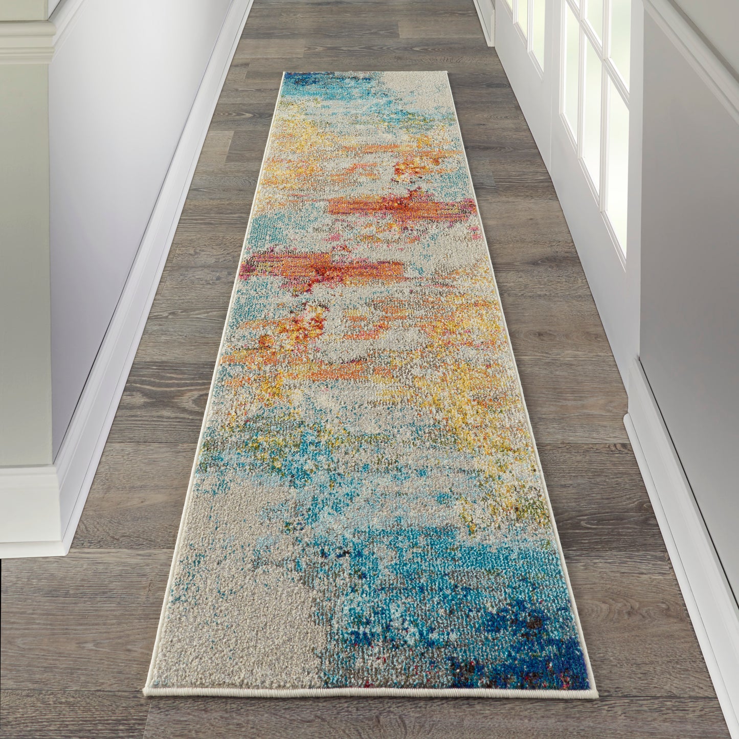 Nourison Celestial 2' x 6' Sealife Modern Indoor Rug