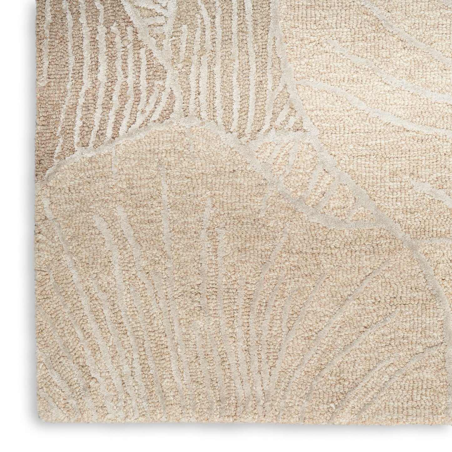 Nourison Avra 3'9" x 5'9" Taupe Modern Indoor Rug