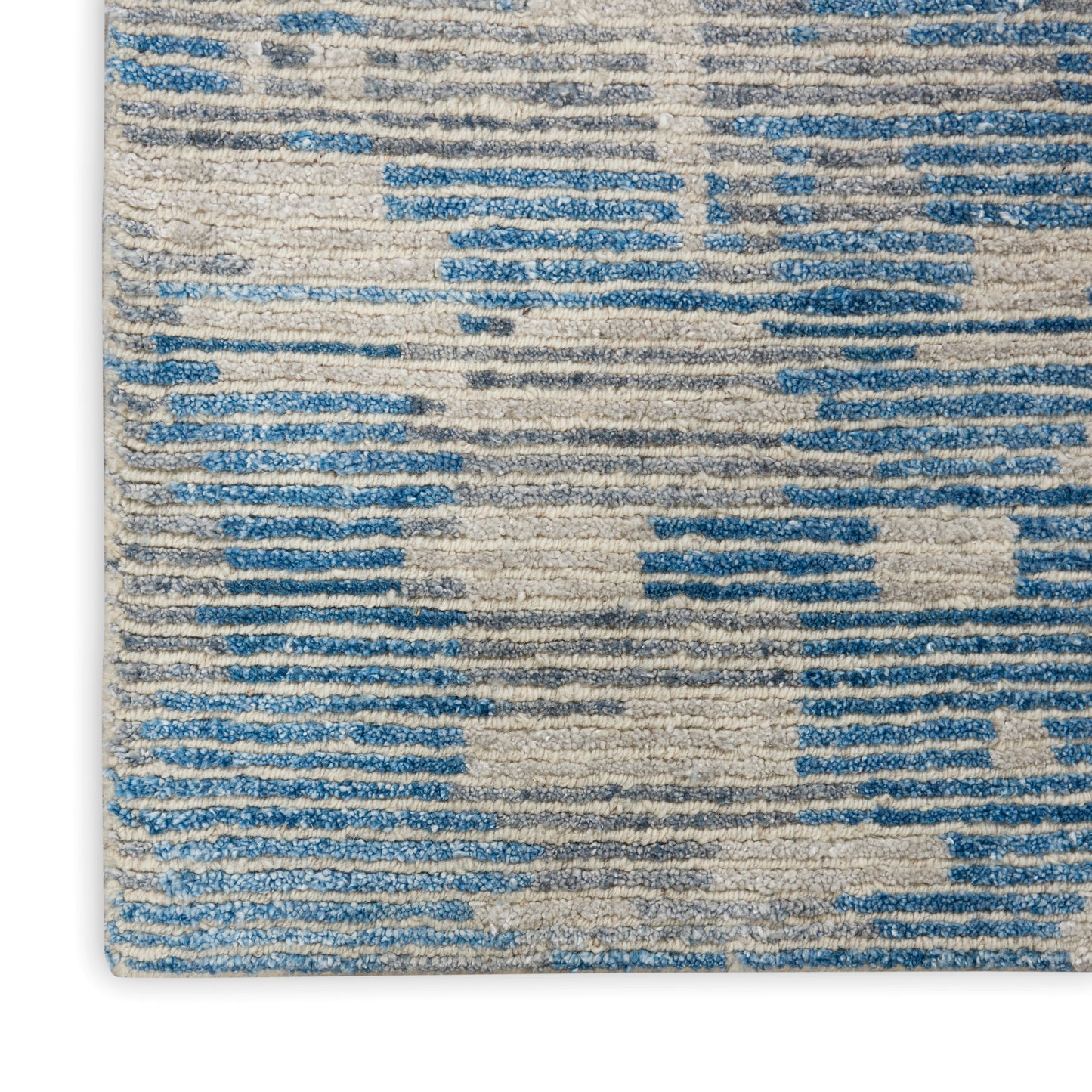 Nourison Ellora 5'6" x 7'5" Blue Modern Indoor Rug