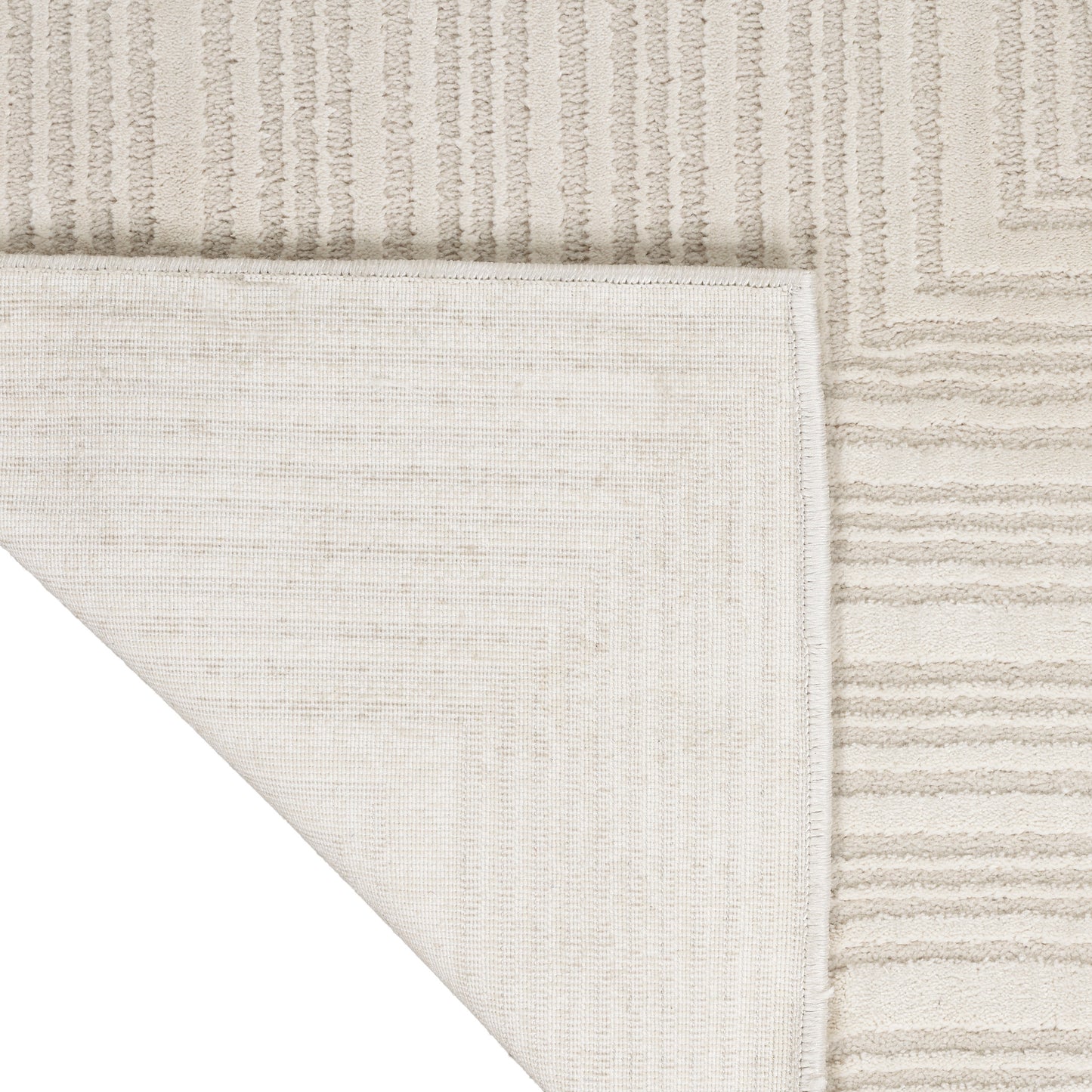 Calvin Klein CK024 Irradiant 5'3" x 7'3" Ivory Modern Indoor Rug