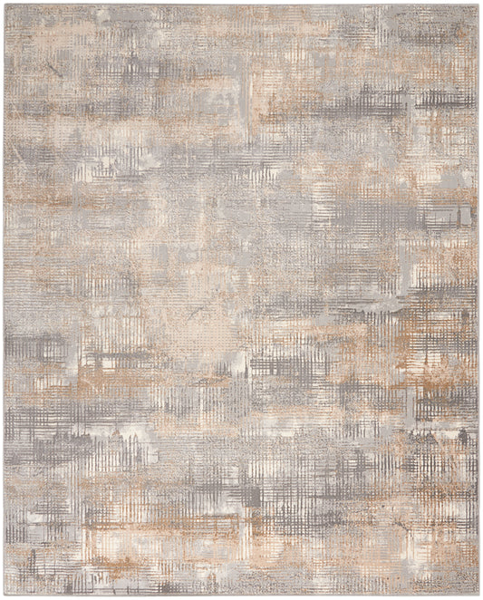 Calvin Klein CK950 Rush 8' x 10' Grey Beige Modern Indoor Rug