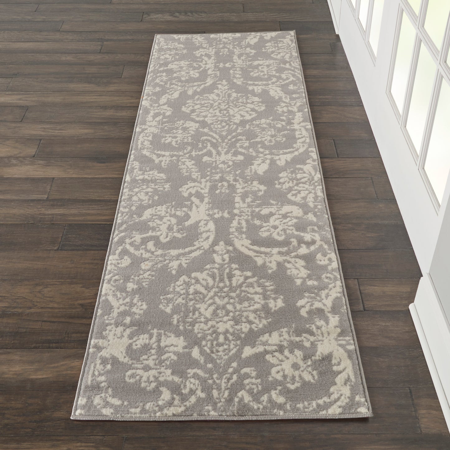 Nourison Jubilant 2'3" x 7'3" Grey Vintage Indoor Rug