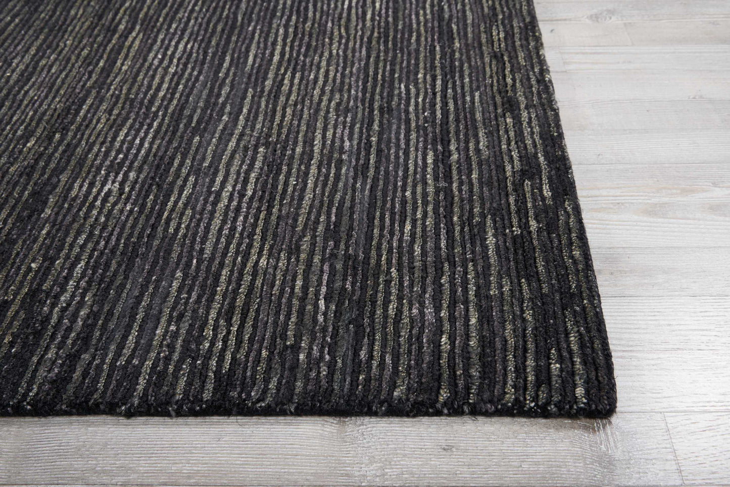 Nourison Ocean 8'6" x 11'6" Onyx Modern Indoor Rug