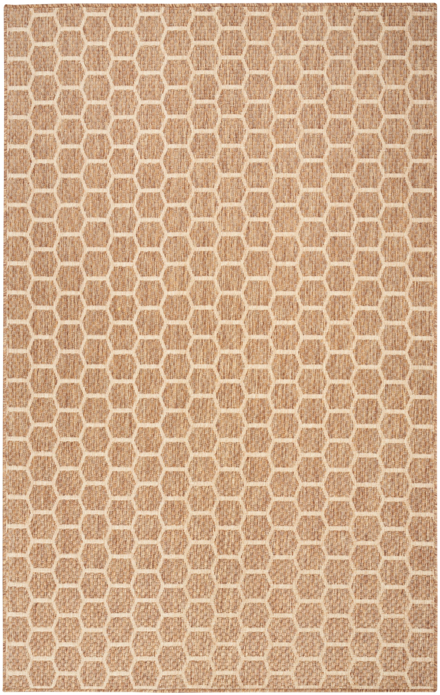 Nourison Twist Reversible 4' x 6' Natural Modern Rug