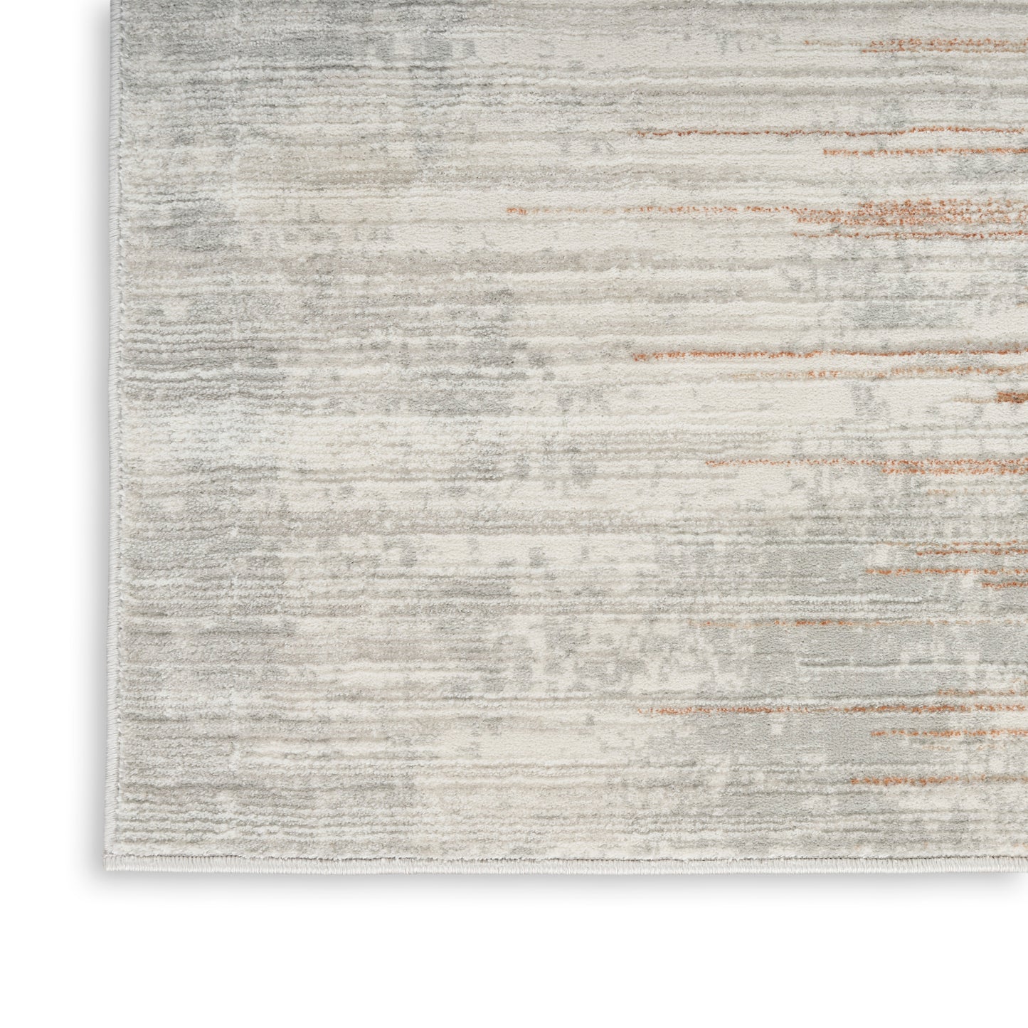 Nourison Home Texture 7'10" x 9'10" Ivory Grey Modern Indoor Rug