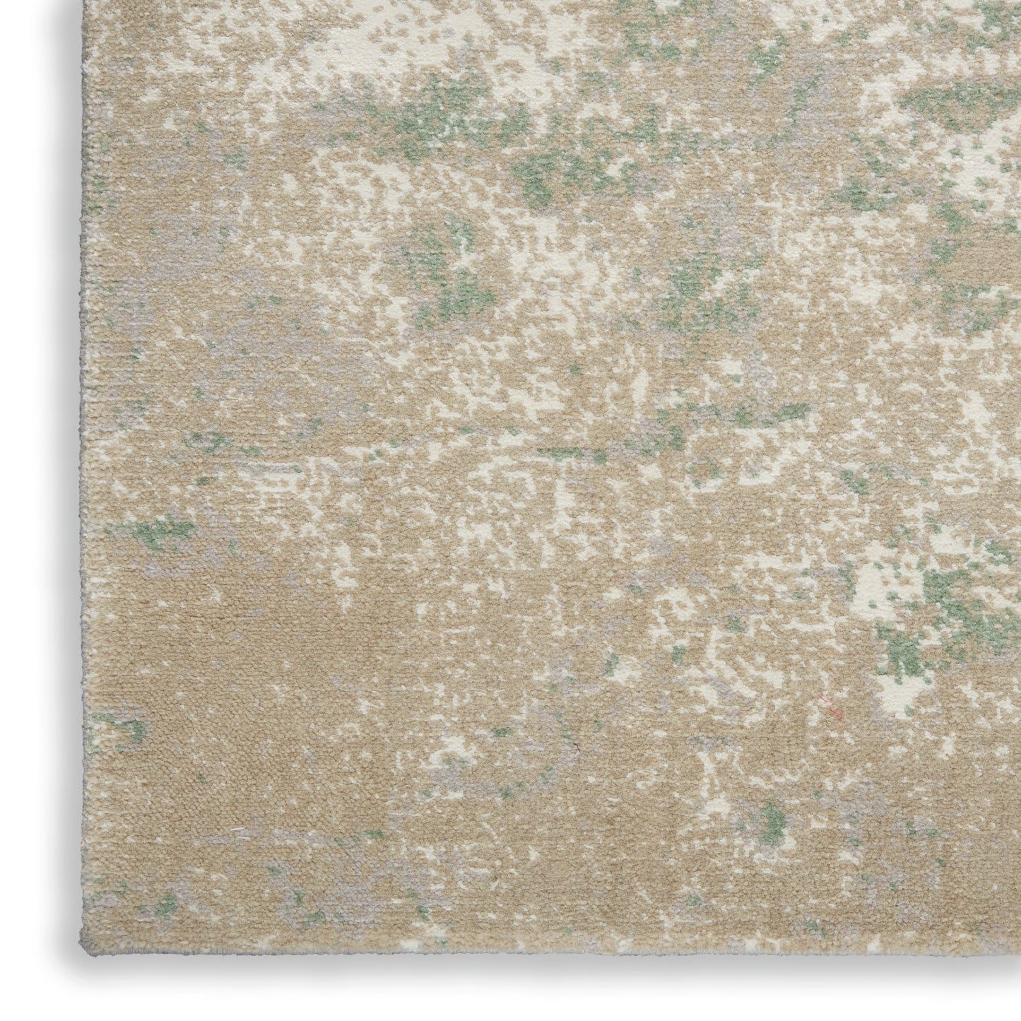 Nourison Twilight 7'9" x 9'9" Ivory Green Modern Indoor Rug