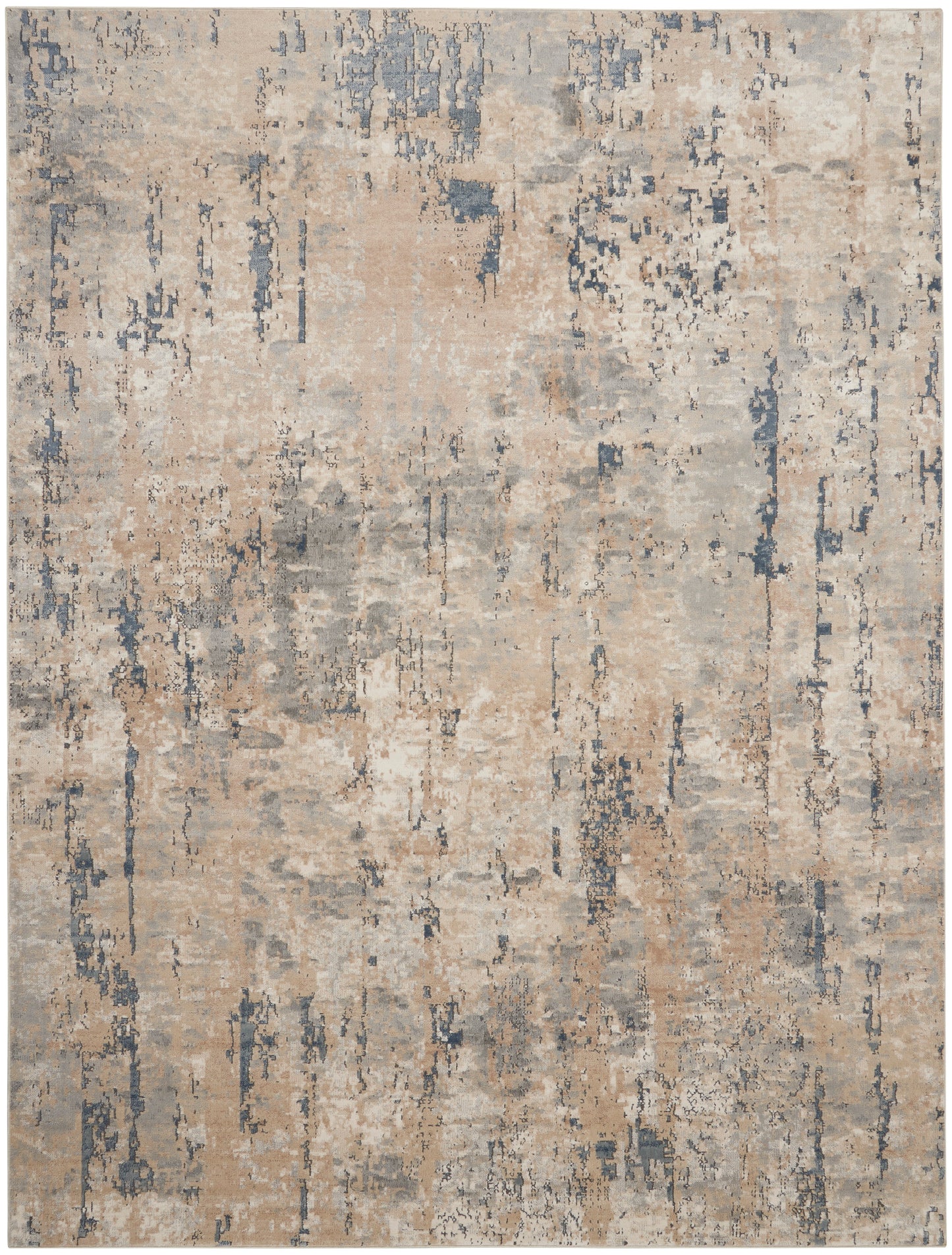 Nourison Quarry 7'10" x 9'10" Beige Grey Modern Indoor Rug