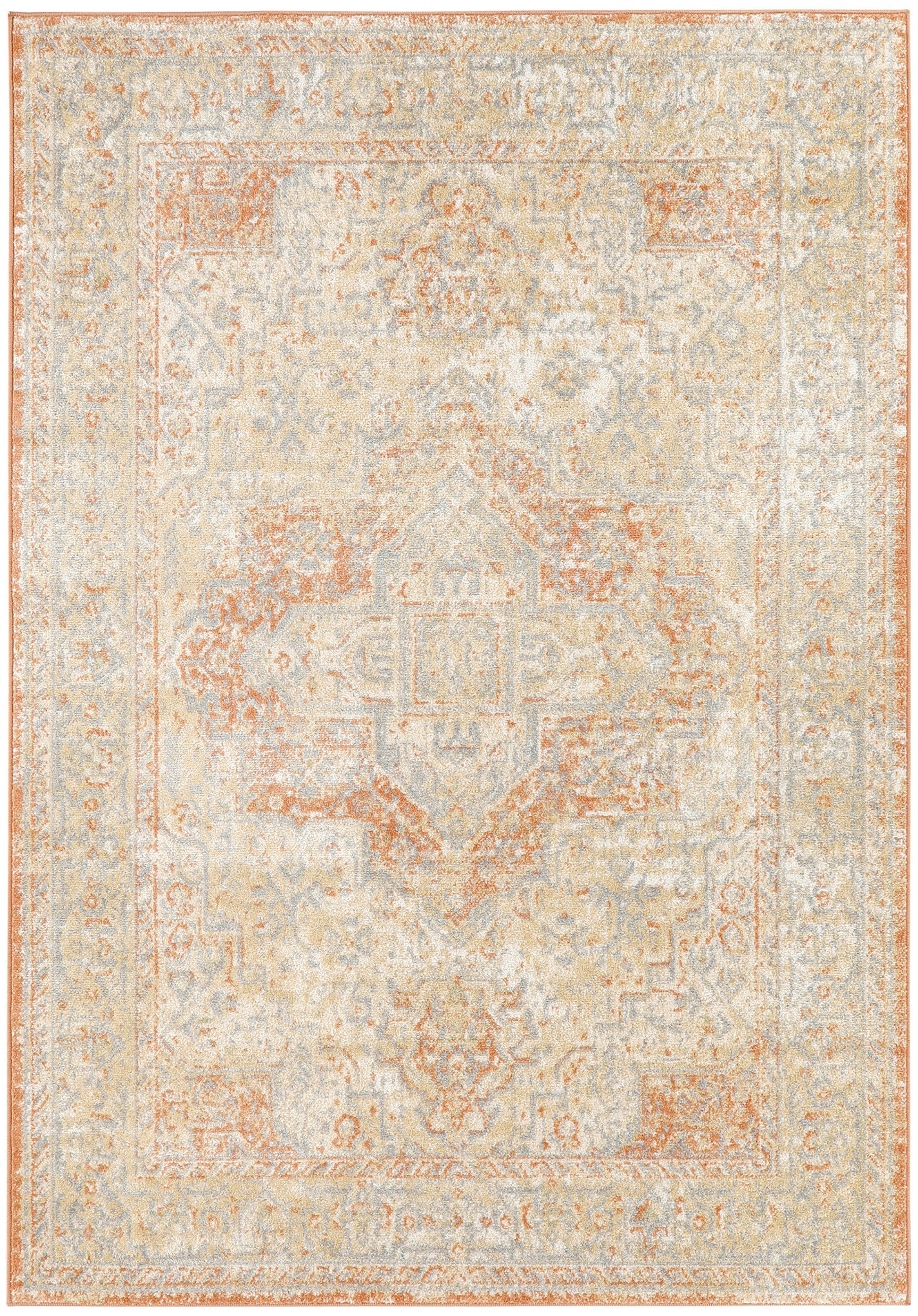 Nourison Nourison Essentials Persian 5' x 7' Beige Rust Vintage Rug