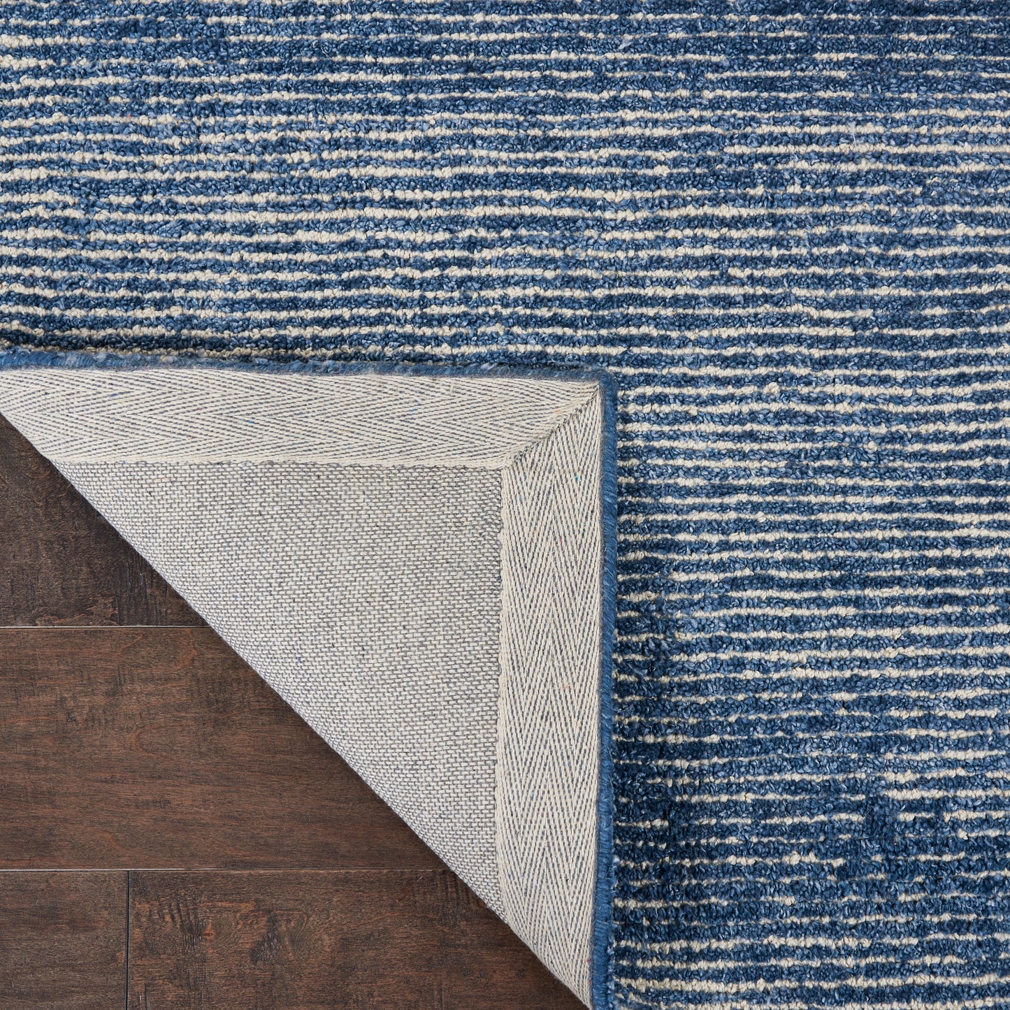 Nourison Weston 3'9" x 5'9" Aegean Blue Modern Indoor Rug