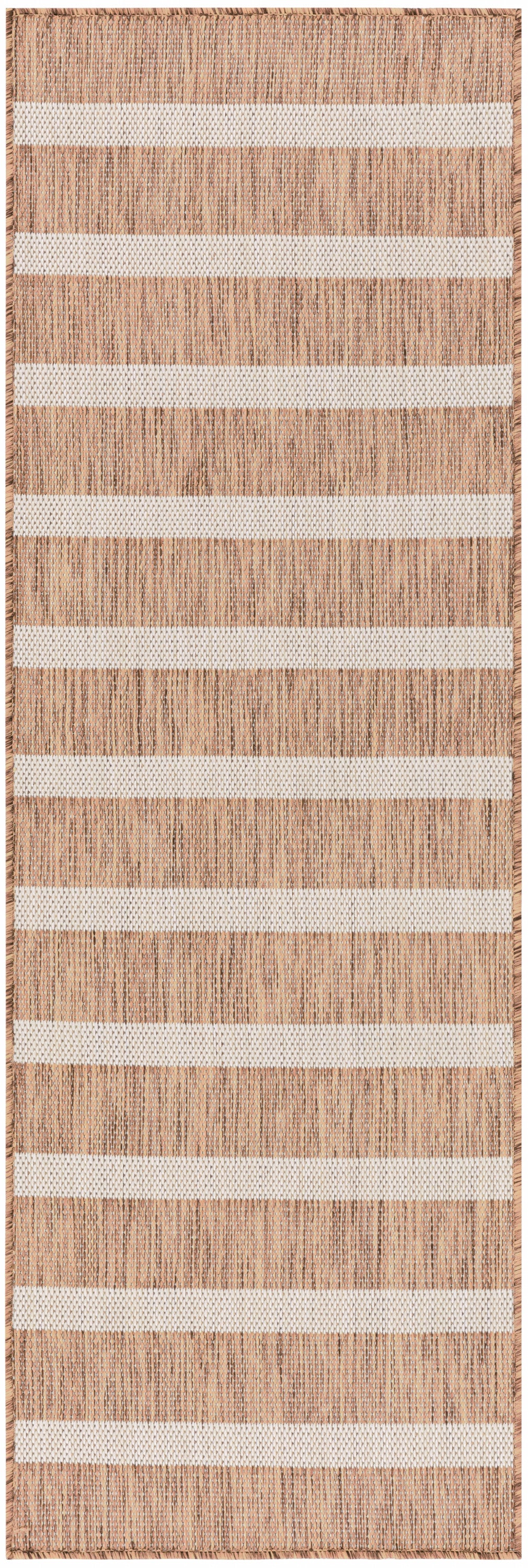 Nourison Positano 2' x 6' Jute Ivory Modern Rug