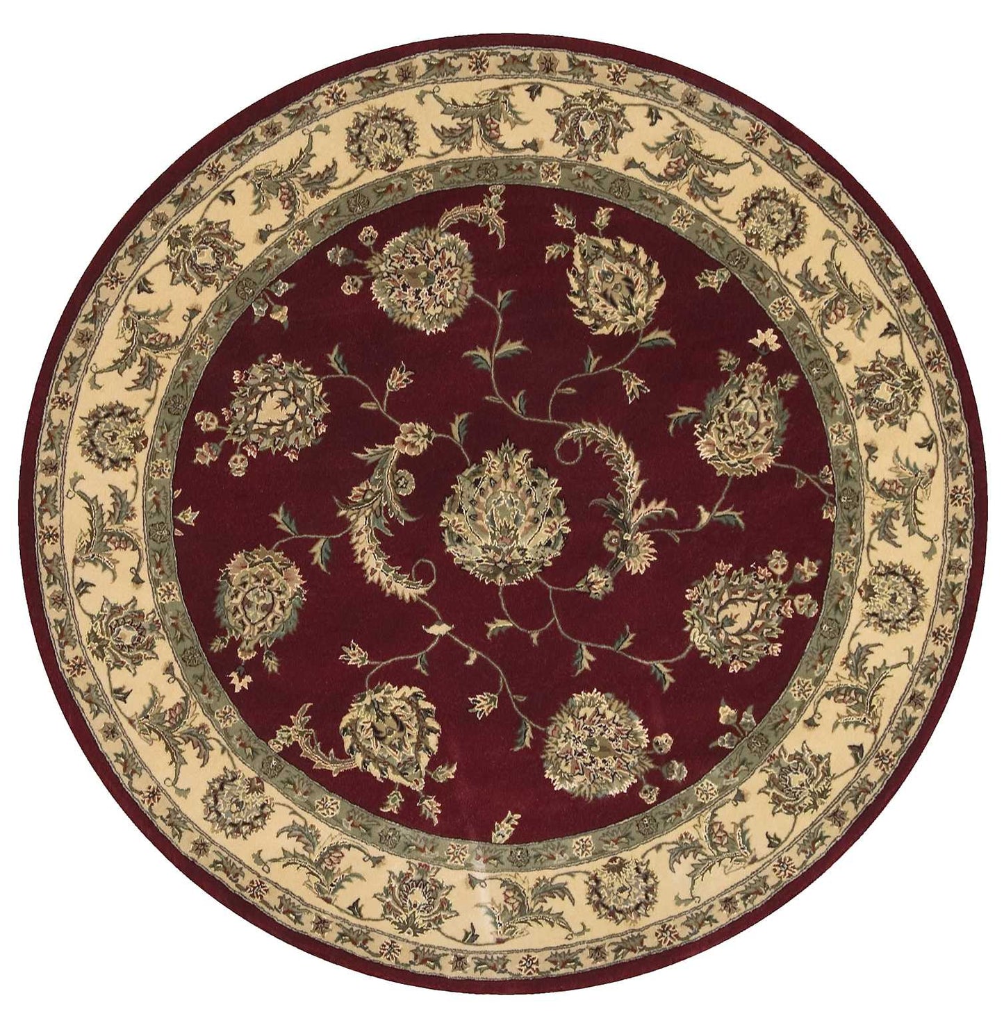 Nourison Nourison 2000 6' x Round Lacquer Traditional Indoor Rug