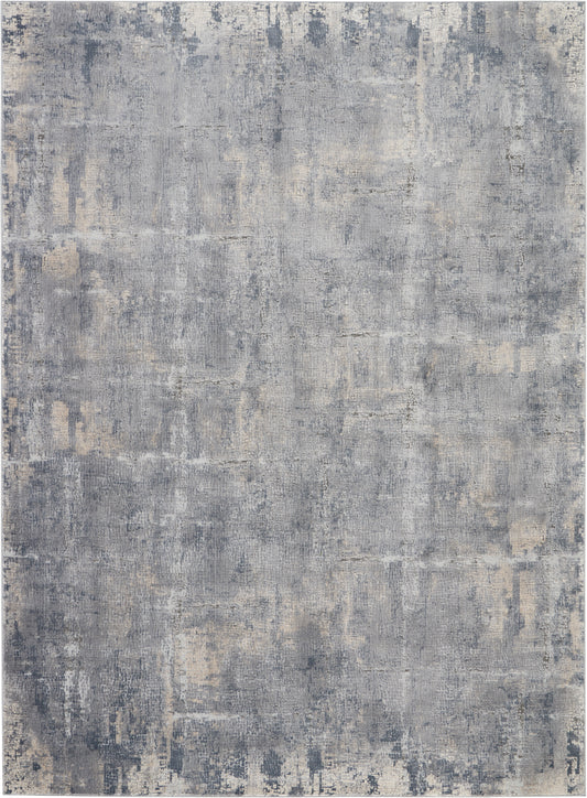 Nourison Rustic Textures 7'10" x 10'6" Grey Beige Modern Indoor Rug