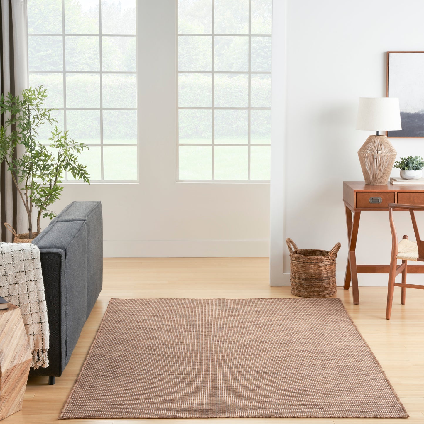 Nourison Positano 6' x 9' Jute Modern Rug