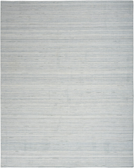 Nourison Interweave 10' x 14' Light Blue Modern Indoor Rug