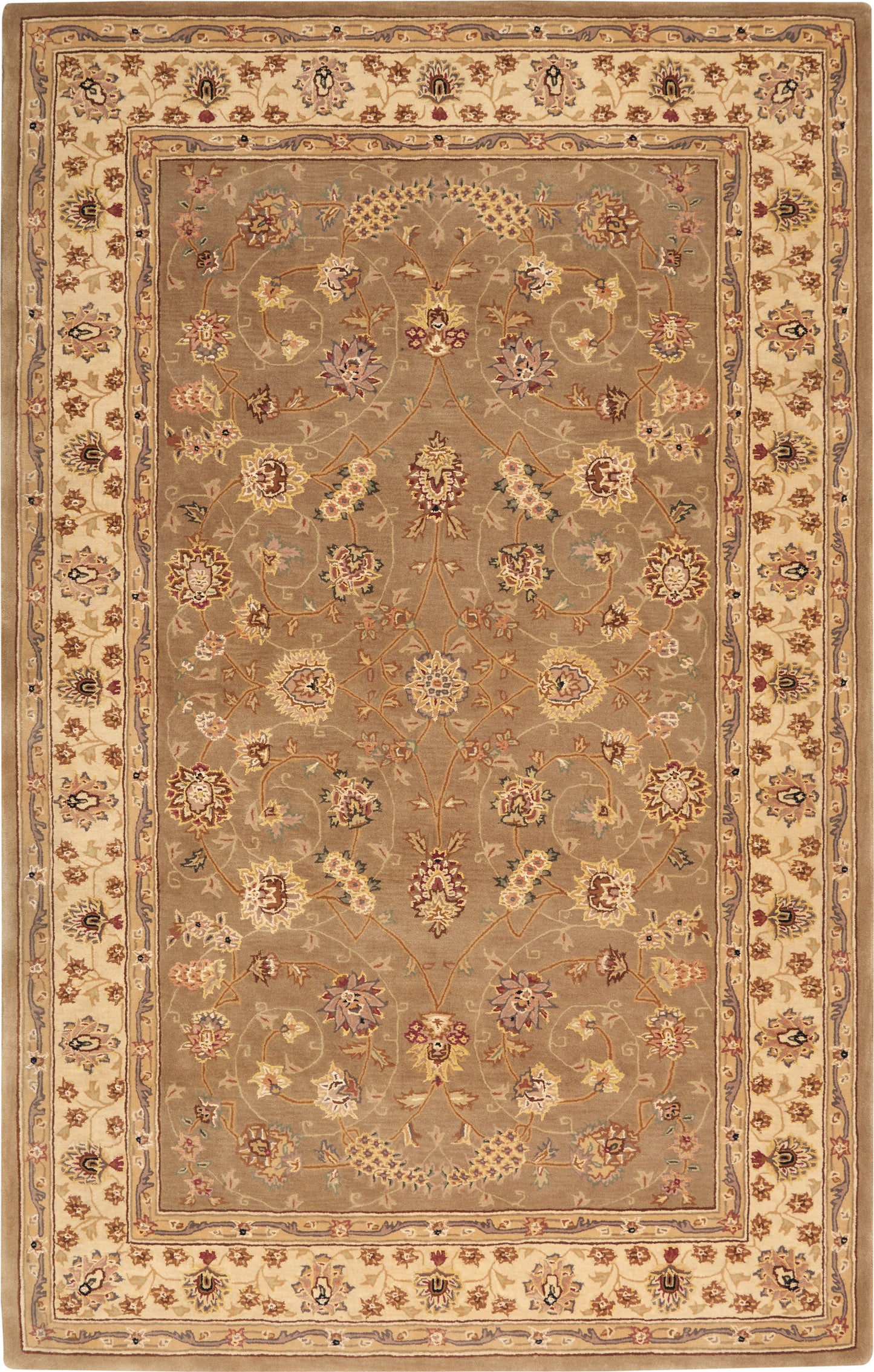 Nourison Nourison 2000 5'6" x 8'6" Olive Traditional Indoor Rug