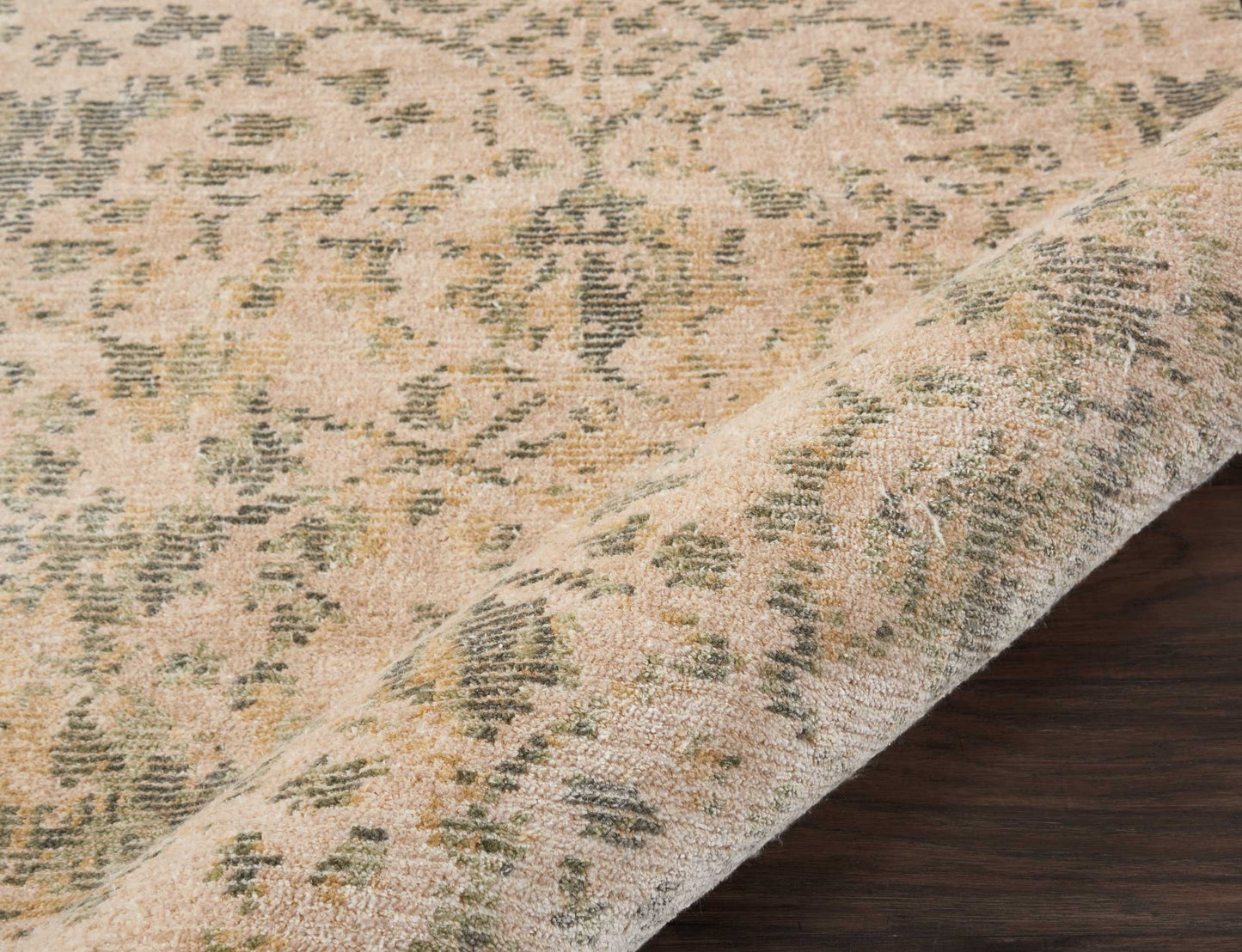 Nourison Lucent 2'3" x 8' Pearl Vintage Indoor Rug